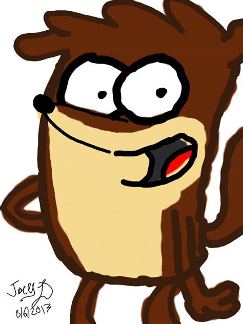 Rigby Doodle By Joey Toons On Deviantart