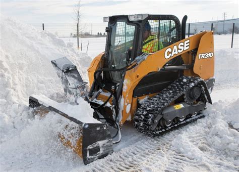 Tracks In The Snow Properly Equipped Compact Track Loaders Can Excel