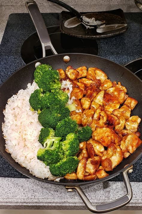 Easy Teriyaki Chicken And Fried Rice Dinner