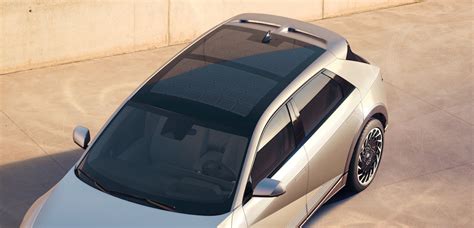 Hyundai Unveils Solar Car Ioniq 5 With Panel Roof Ie