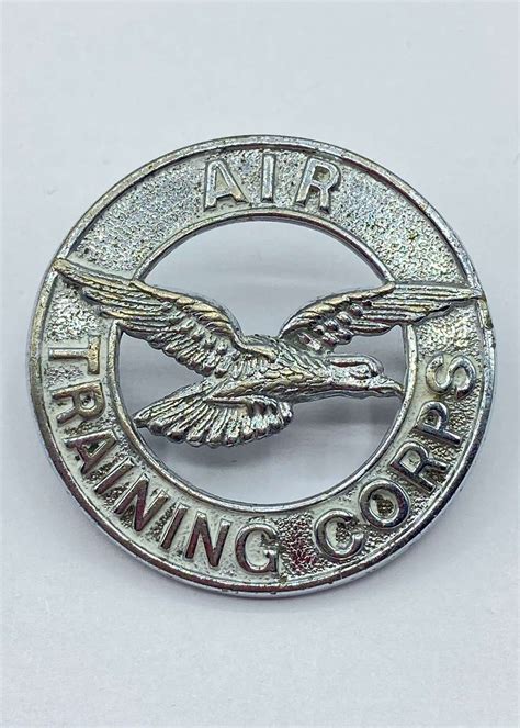 Post Ww2 British Raf Air Training Corps Atc Cap Badge