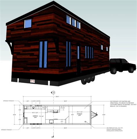 Small oilfield housing units for workers at remote man camps & work /sleep locations. 27 Adorable Free Tiny House Floor Plans - Craft-Mart
