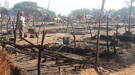 The Site Of A Camp For Internally Displaced People In Batangafo Central African Republic The