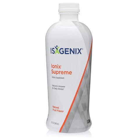 Isagenix Ionix Supreme Liquid Natural Fruit Flavor To Reduce Stress