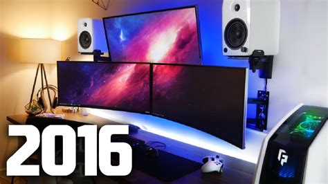 My New Ultimate Gaming Setup And Room Tour Summer 2016 V2 Youtube