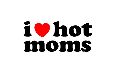 i heart hot moms cricut i heart hot moms svg i heart hot etsy