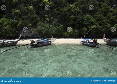 Beautiful Beach Sea And Blue Sky At Andaman Ocean In Southern