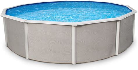 Blue Wave Belize Round 52 Inch Steel Pool 15 Ft Patio