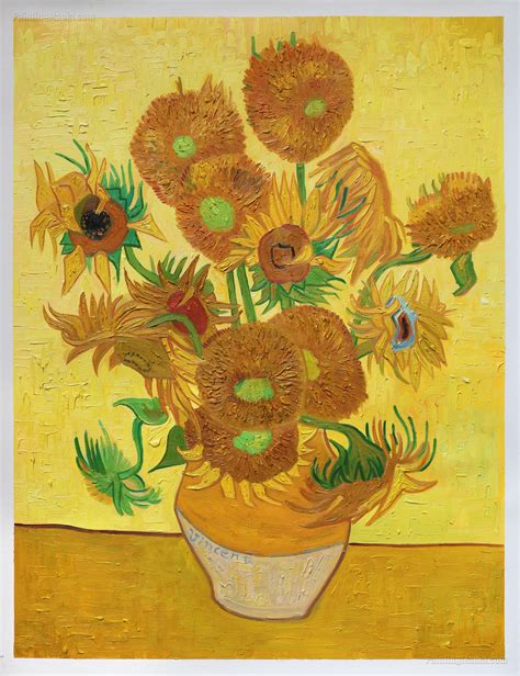 Sunflowers 1889 Vincent Van Gogh Paintings