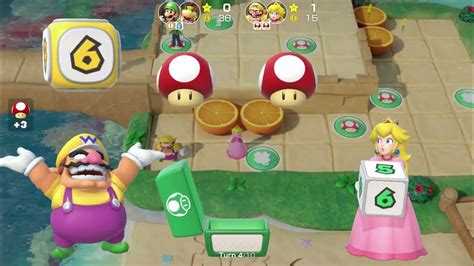 Super Mario Party Wario Peach Vs Luigi Bowser Jr 268 Turn 10