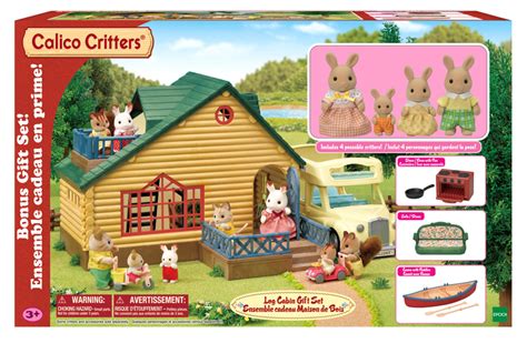 Calico Critters Log Cabin T Set