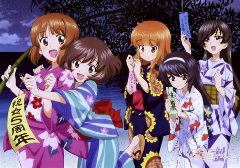 Hd Desktop Wallpaper Animes Girls Und Panzer Miho Nishizumi Saori