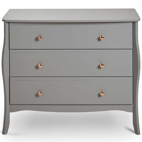 Maybe you would like to learn more about one of these? Beautify Grey 3 Drawer Chest of Drawers Vintage Style with ...