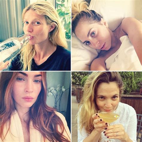The Best No Makeup Selfies On Instagram Instyle No Makeup Selfies Red