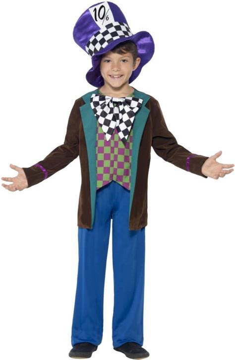 Mad Hatter Costume For Kids Deluxe World Book Day Fancy Dress