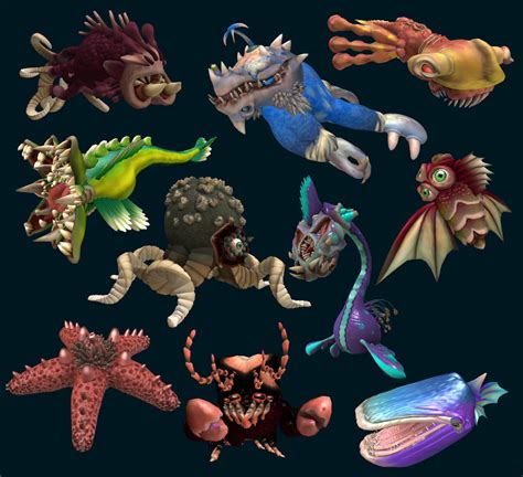 More Spore Sea Monsters By Monster Man 08 On Deviantart