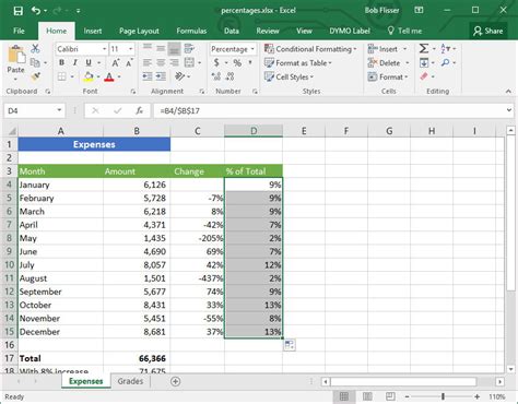 Cómo Calcular Porcentajes En Excel Con Fórmulas Envato Tuts