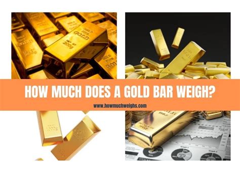 How Much Does A Gold Bar Weight
