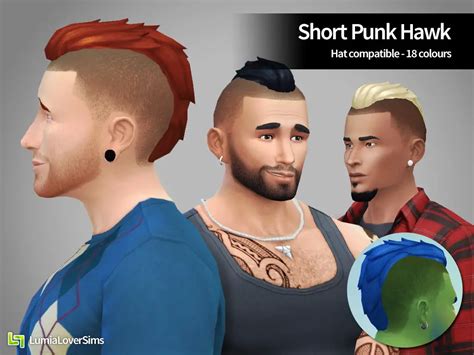 Sims 4 Cc Faux Hawk