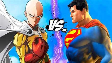 One Punch Man Saitama VS Superman Wanpanman Versus Superman DCUO