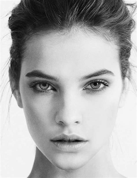 Model Girl Pretty Face Black And White Beauty Fashion