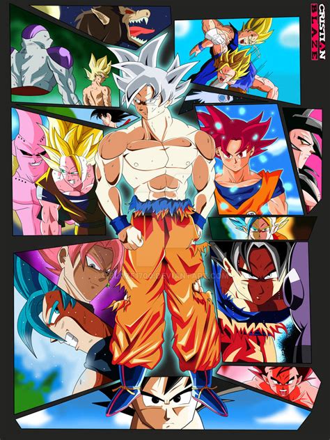 Son Goku Fases By Blaze1700 On Deviantart