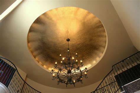 The panels alone can form the dome without the need for a domed substrate. Gold-Leaf Dome | Decorative painting projects, Ceiling ...