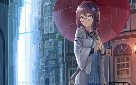 Rain Girl Sad Anime Wallpapers Bigbeamng