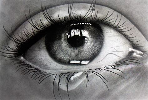 Drawings Of Crying Eyes Crying Eye Drawing At Getdrawings Free