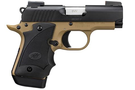 Kimber Micro 9 Desert Night Dn 9mm Carry Conceal Pistol With Truglo
