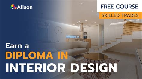 Diploma In Interior Design Free Online Course With Certificate Youtube
