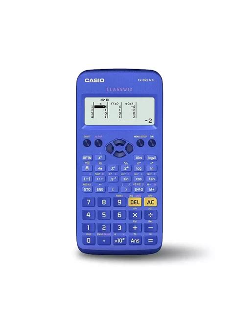 Calculadora Casio Classwiz Fx Lax Azul Calculadoras Cl