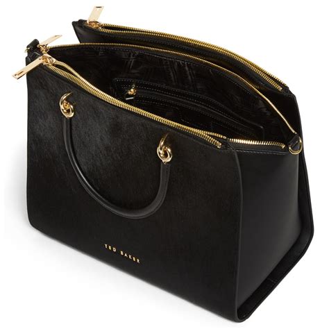 Ted Baker Haylie Leather Crossbody Bag In Black Lyst