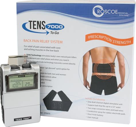 Tens 7000 To Go 2nd Edition Back Pain Relief System Tens Unit Muscle