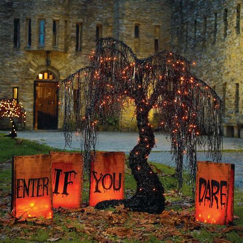 Instead of buying halloween clings for the window, consider making your own decorations for the windows. 50 Best DIY Halloween Outdoor Decorations for 2016