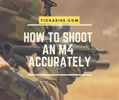 How To Shoot An M4 Accurately Shooting Good Posture Safety Tips