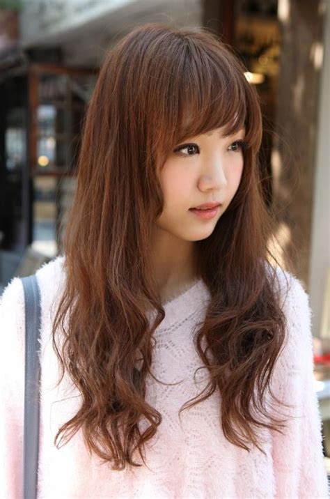 Korean ponytail hairstyle and hair color is a big inspiration for all female included black african wavy and layered side bangs for round faces are the most classical hairstyles of all times. 40+ Korean Short Hair For Long Face, New Ideas!