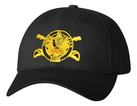 Baseball Cap With 2 1 Cav Crest Embroidered On Front Free Shipping