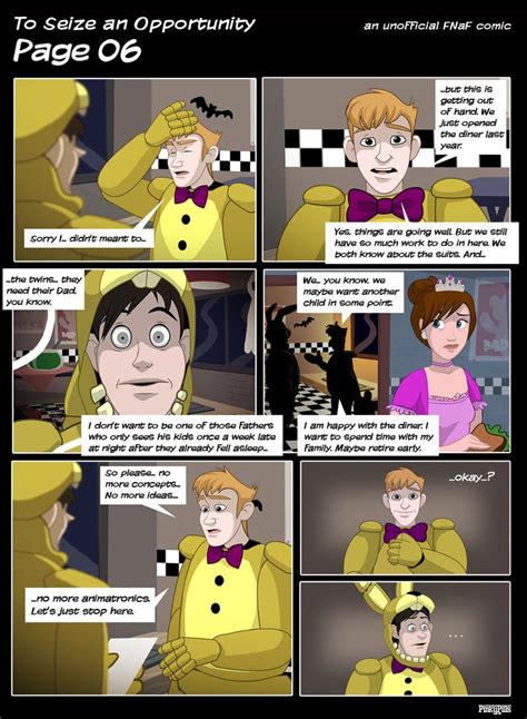 To Seize An Opportunity Page 06 By Pinkypills Fnaf Book Fnaf