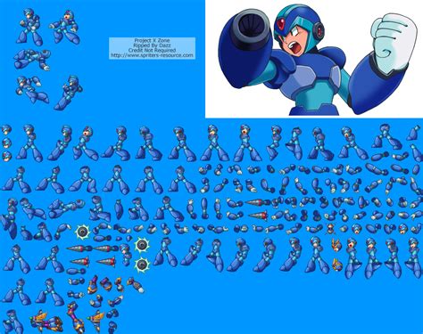 Megaman X Sprite Sheet Megaman X Sprite Sheet Gardennelo