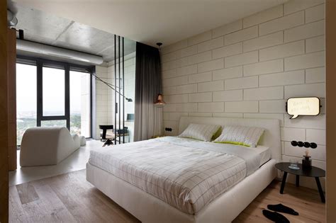 Modern Contemporary Penthouse Apartment In Kiev Ukraine Home Design