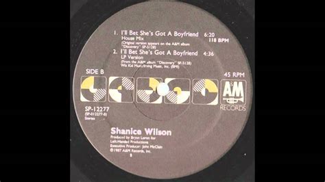 Shanice Wilson Ill Bet Shes Got A Boyfriend Pwl House Mix Youtube