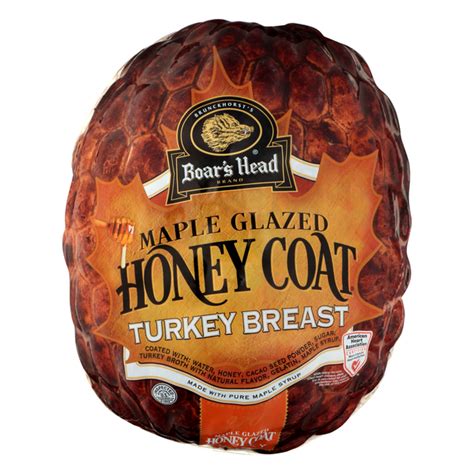 save on boar s head deli turkey breast maple glazed honey coat thin sliced order online