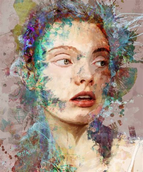 Self Expression Painting Portrait Painting Abstract Portrait