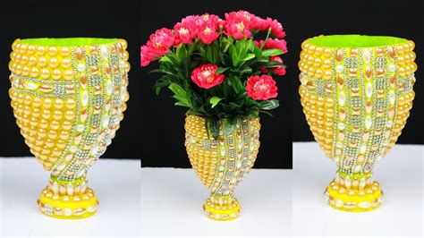How To Make A Plastic Bottle Flower Vase For Home Decoration Best Out