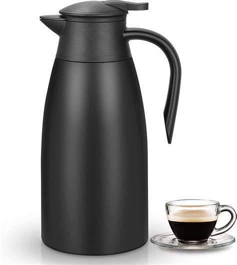 68 Oz Thermal Coffee Carafe Double Wall Stainless Steel Insulated Coffee Carafes