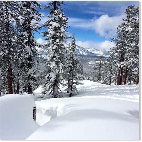 Late Winter Storm Continues In Sierra Nevada Dumps Up To 4 Feet Of