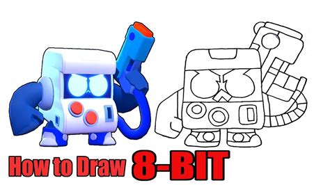 How To Draw 8 Bit Brawl Stars Super Easy Drawing Tutorial With Images