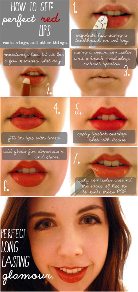 Pontiac With Fashion The Perfect Red Lips Tutorial