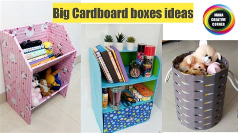 3 Big Cardboard Boxes Reuse Ideas Recycle Big Cardboard Boxes